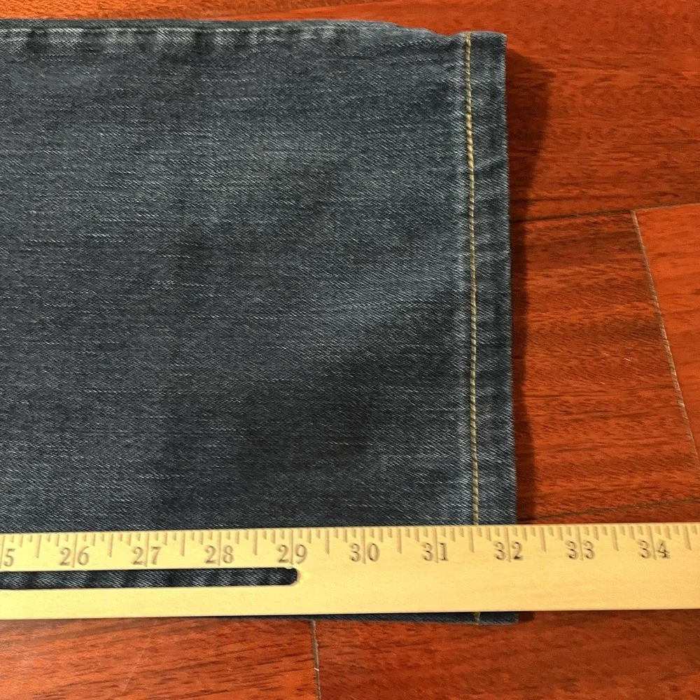 Vintage True Religion Jeans Mens 44x32 Made in USA Billy Bootcut Whiskering Dark